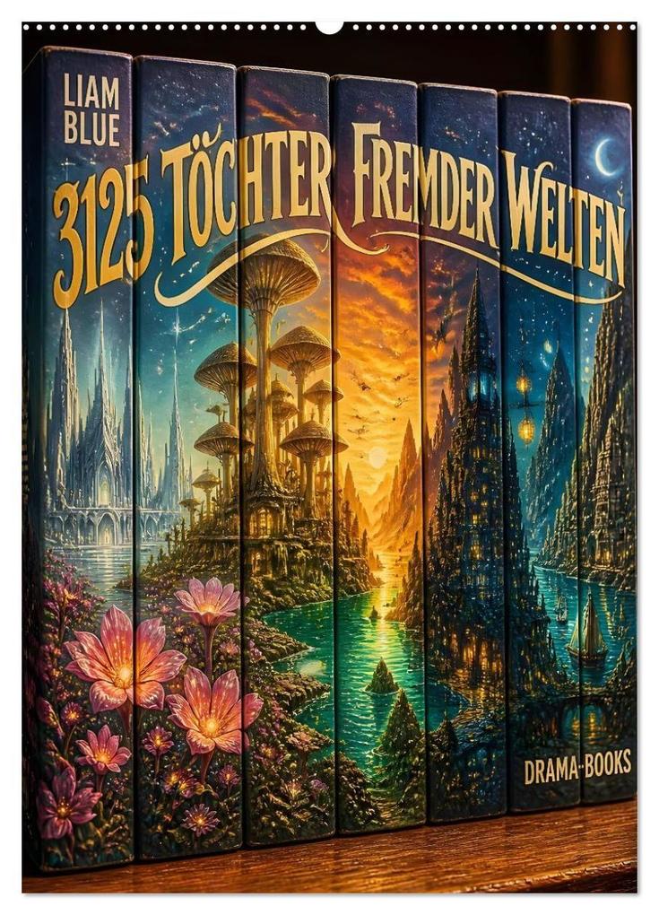 3125 - Töchter fremder Welten (Wandkalender 2027 DIN A2 hoch) CALVENDO Monatskalender