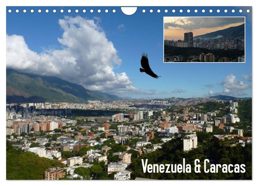Venezuela & Caracas (Wandkalender 2027 DIN A4 quer) CALVENDO Monatskalender