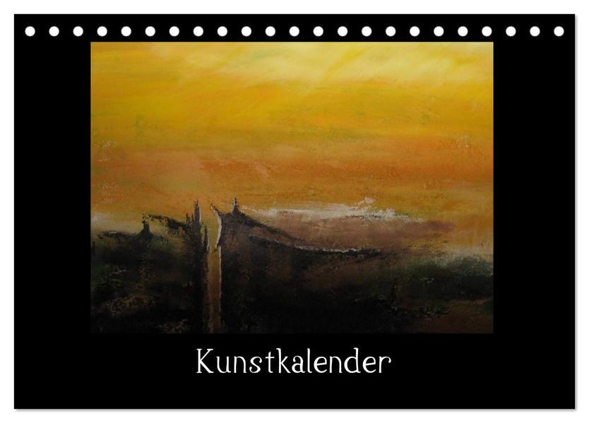 Kunstkalender von Michaela Nagel (Tischkalender 2027 DIN A5 quer) CALVENDO Monatskalender