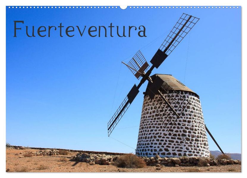 Fuerteventura (Wandkalender 2027 DIN A2 quer) CALVENDO Monatskalender