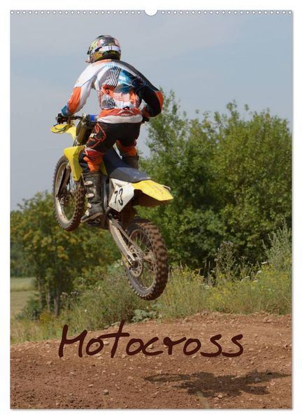 Motocross Terminplaner (Wandkalender 2027 DIN A2 hoch) CALVENDO Monatskalender