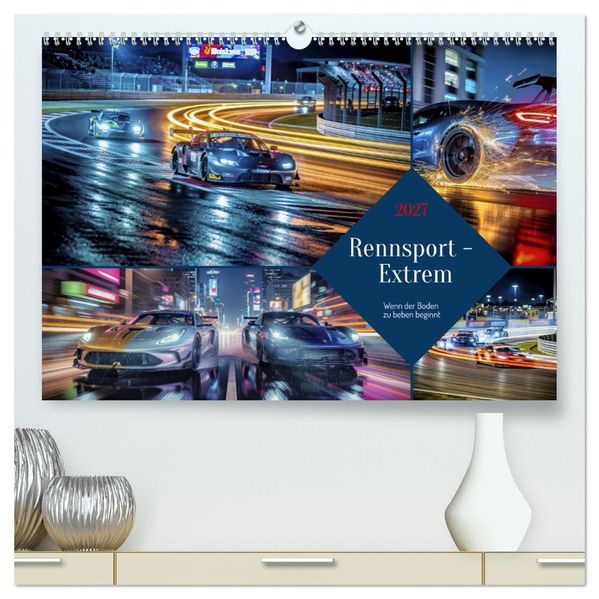 Rennsport - Extrem (hochwertiger Premium Wandkalender 2027 DIN A2 quer) Kunstdruck in Hochglanz