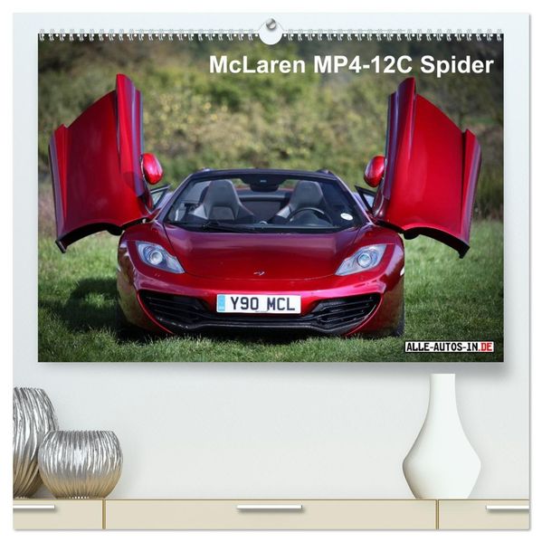 McLaren MP4-12C Spider (hochwertiger Premium Wandkalender 2027 DIN A2 quer) Kunstdruck in Hochglanz