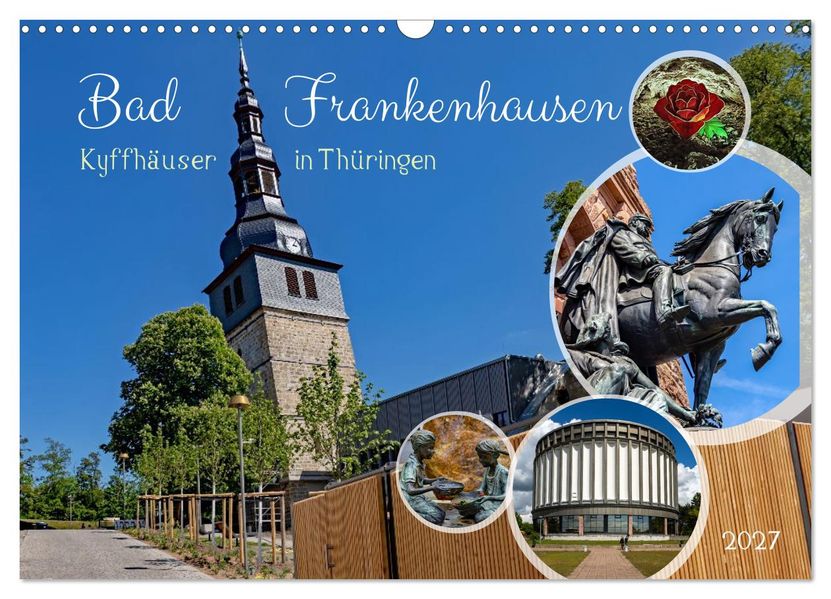 Bad Frankenhausen - Kyffhäuser in Thüringen (Wandkalender 2027 DIN A3 quer) CALVENDO Monatskalender