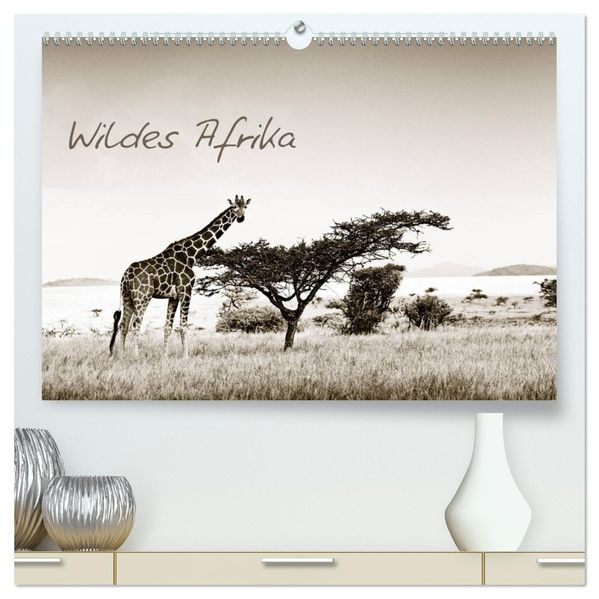 Wildes Afrika (hochwertiger Premium Wandkalender 2027 DIN A2 quer) Kunstdruck in Hochglanz