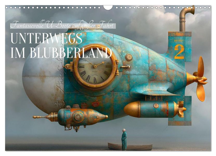 Unterwegs im Blubberland (Wandkalender 2027 DIN A3 quer) CALVENDO Monatskalender