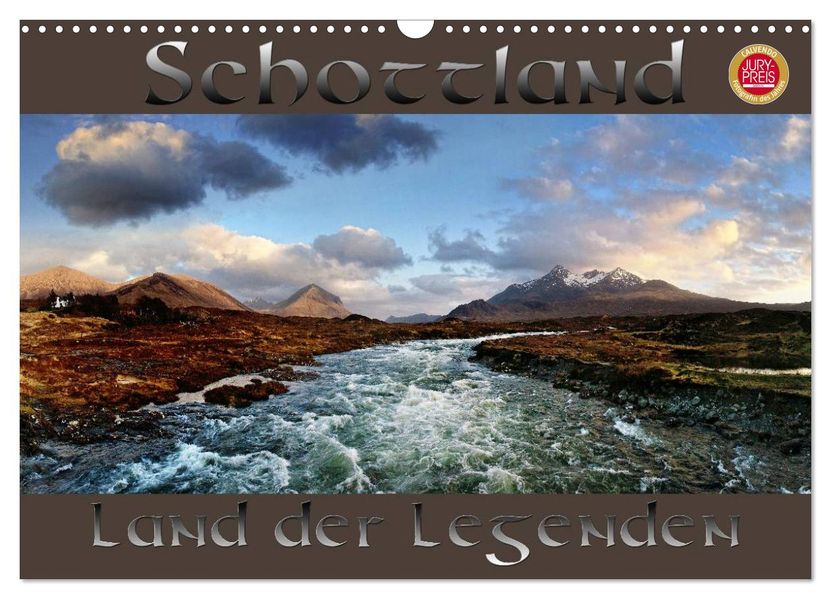 Schottland - Land der Legenden (Wandkalender 2027 DIN A3 quer) CALVENDO Monatskalender