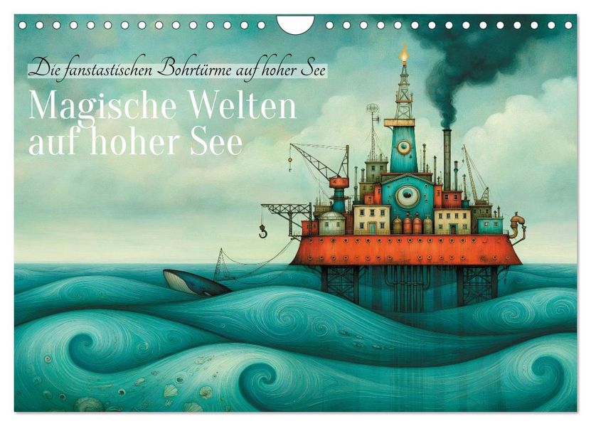 Magische Welten auf hoher See (Wandkalender 2027 DIN A4 quer) CALVENDO Monatskalender