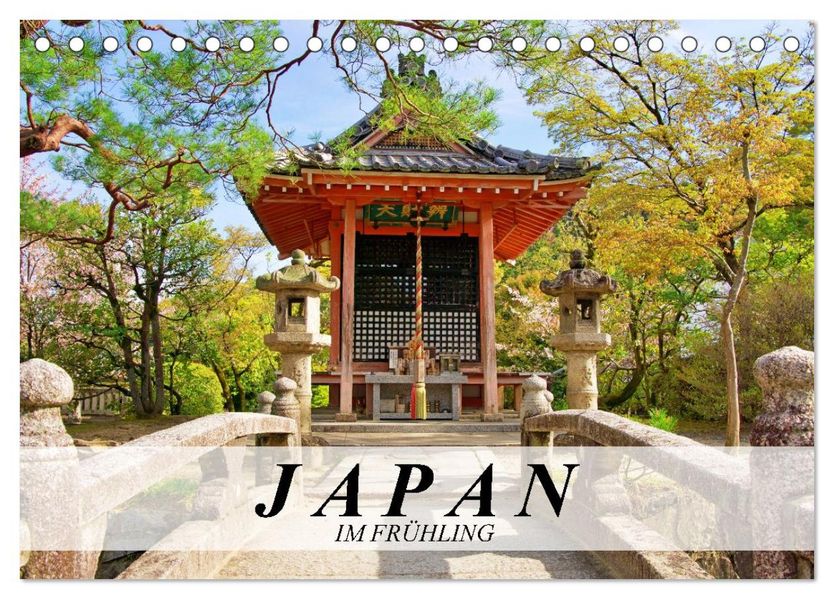 Japan im Frühling (Tischkalender 2027 DIN A5 quer) CALVENDO Monatskalender