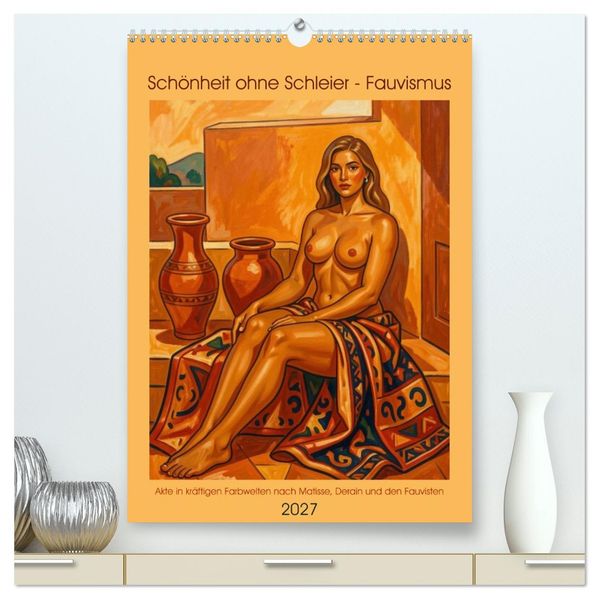 Schönheit ohne Schleier - Fauvismus (hochwertiger Premium Wandkalender 2027 DIN A2 hoch) Kunstdruck in Hochglanz