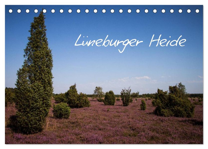 Lüneburger Heide (Tischkalender 2027 DIN A5 quer) CALVENDO Monatskalender