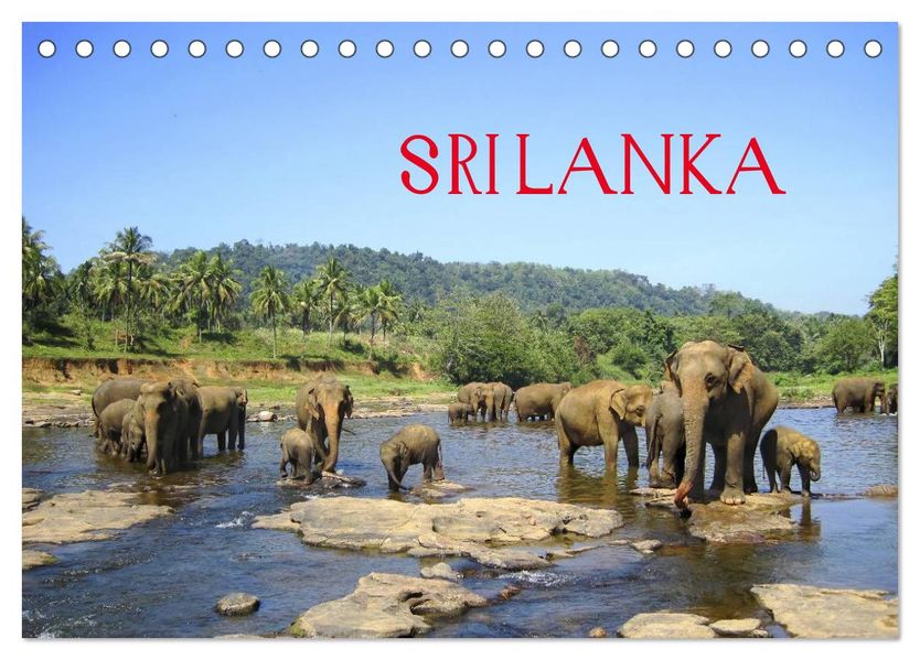 Sri Lanka (Tischkalender 2027 DIN A5 quer) CALVENDO Monatskalender