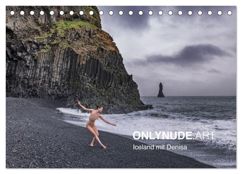 ONLYNUDE.ART - Iceland mit Denisa (Tischkalender 2027 DIN A5 quer) CALVENDO Monatskalender