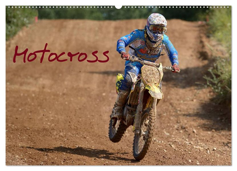 Motocross - Terminplaner (Wandkalender 2027 DIN A2 quer) CALVENDO Monatskalender