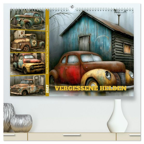Vergessene Helden (hochwertiger Premium Wandkalender 2027 DIN A2 quer) Kunstdruck in Hochglanz