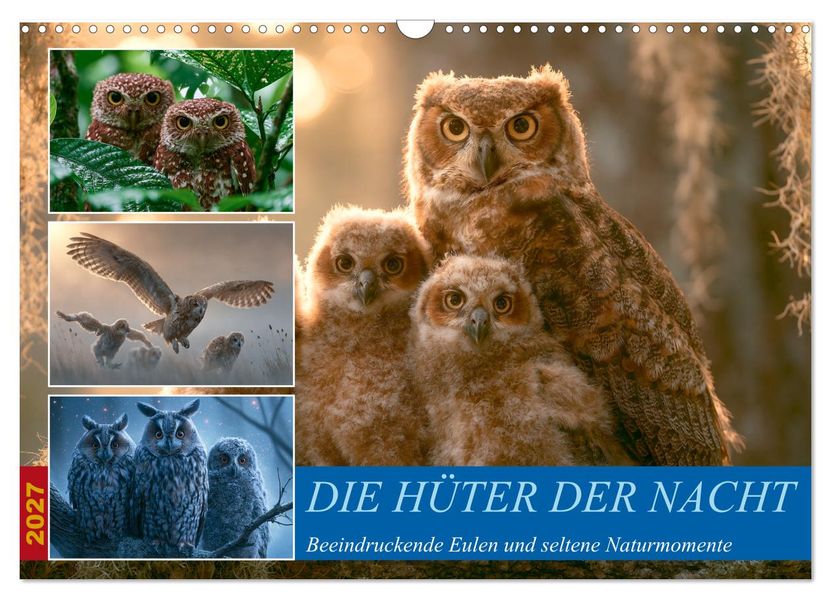Hüter der Nacht (Wandkalender 2027 DIN A3 quer) CALVENDO Monatskalender