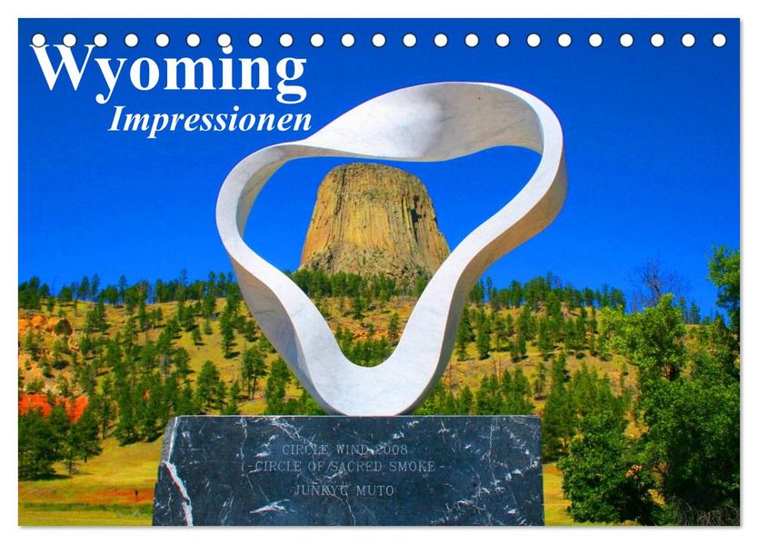 Wyoming Impressionen (Tischkalender 2027 DIN A5 quer) CALVENDO Monatskalender