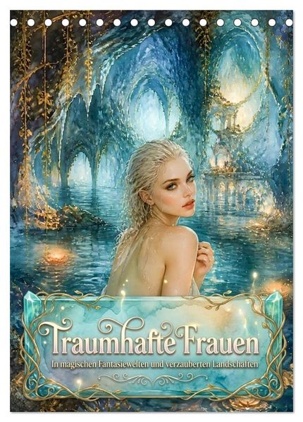 Traumhafte Frauen (Tischkalender 2027 DIN A5 hoch) CALVENDO Monatskalender
