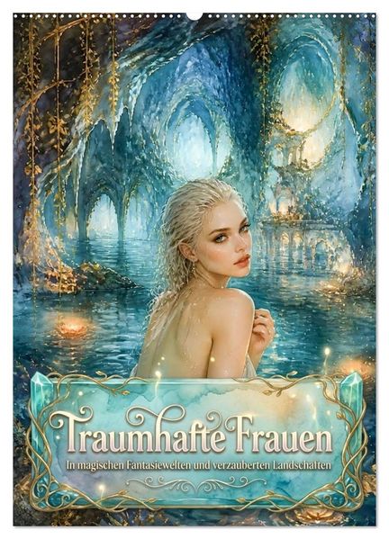 Traumhafte Frauen (Wandkalender 2027 DIN A2 hoch) CALVENDO Monatskalender