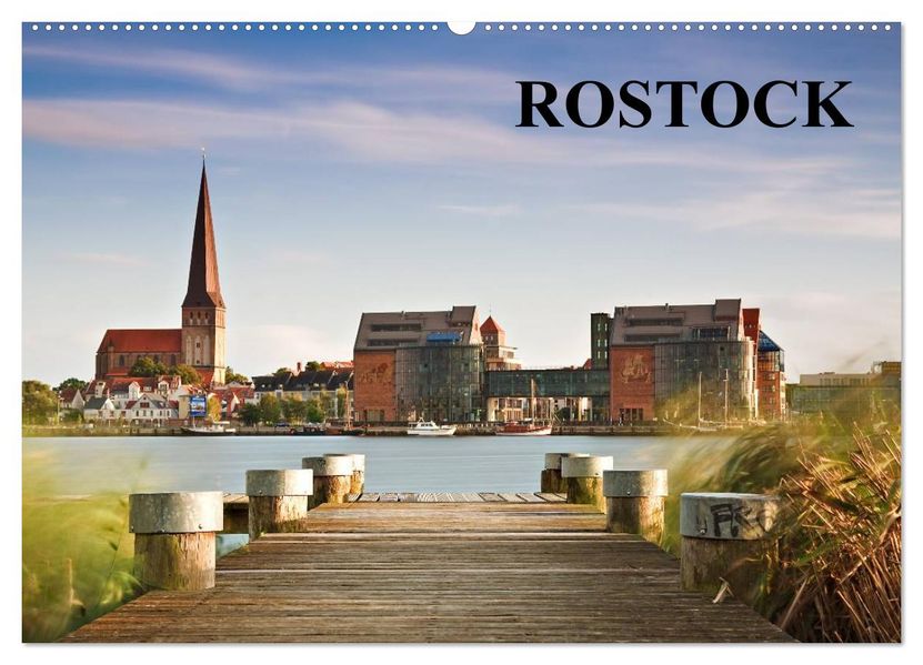Rostock (Wandkalender 2027 DIN A2 quer) CALVENDO Monatskalender
