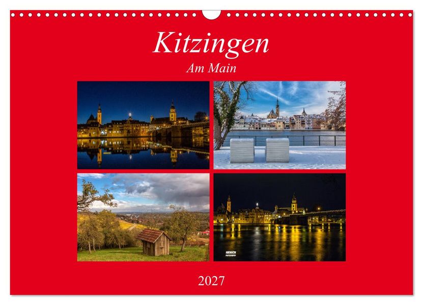 Kitzingen am Main (Wandkalender 2027 DIN A3 quer) CALVENDO Monatskalender