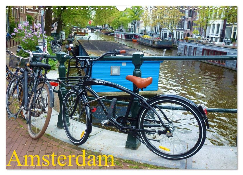 Amsterdam (Wandkalender 2027 DIN A3 quer) CALVENDO Monatskalender