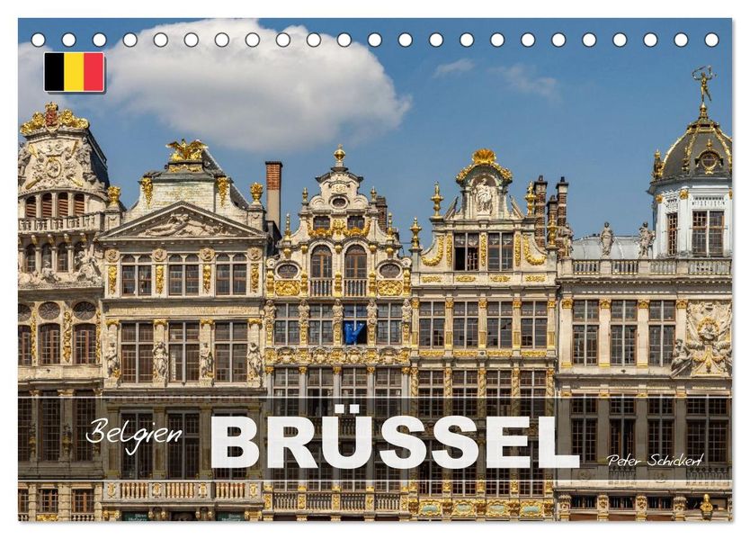 Belgien - Brüssel (Tischkalender 2027 DIN A5 quer) CALVENDO Monatskalender