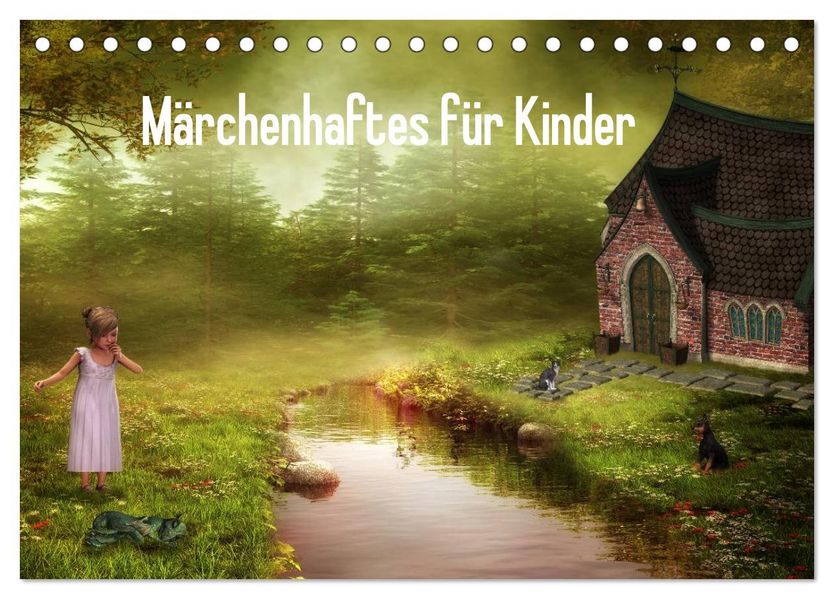 Märchenhaftes für Kinder (Tischkalender 2027 DIN A5 quer) CALVENDO Monatskalender