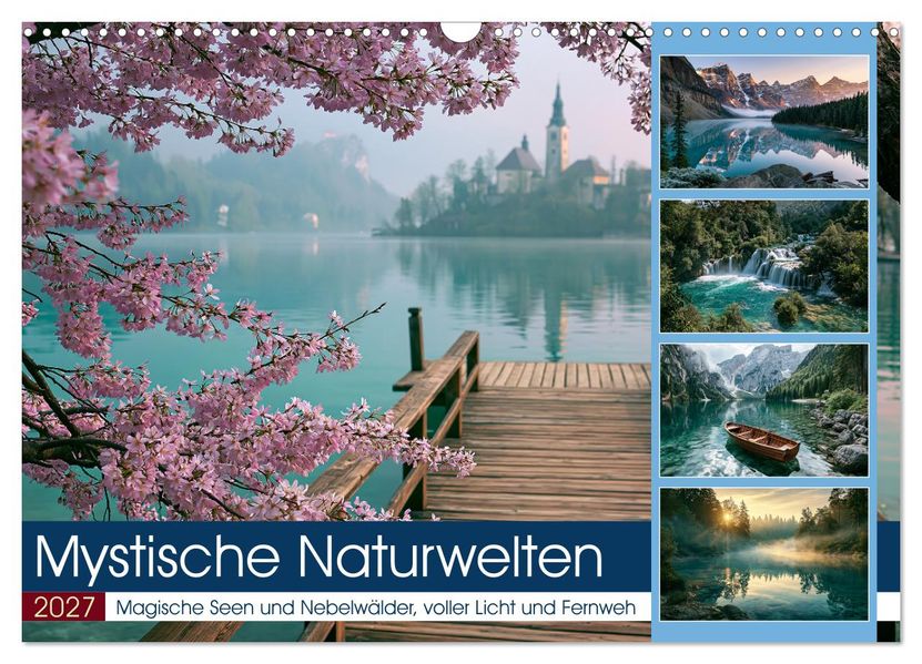 Mystische Naturwelten (Wandkalender 2027 DIN A3 quer) CALVENDO Monatskalender