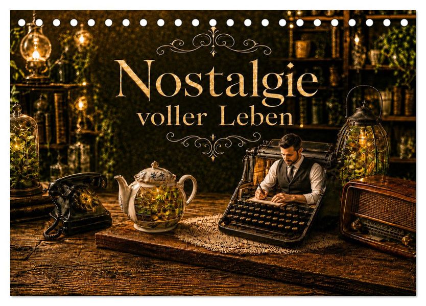 Nostalgie voller Leben (Tischkalender 2027 DIN A5 quer) CALVENDO Monatskalender