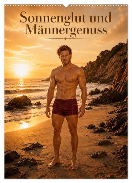 Sonnenglut und Mannergenuss (Wandkalender 2027 DIN A2 hoch) CALVENDO Monatskalender