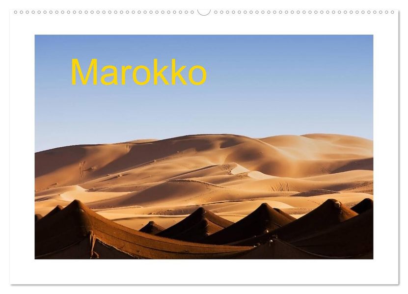 Marokko (Wandkalender 2027 DIN A2 quer) CALVENDO Monatskalender