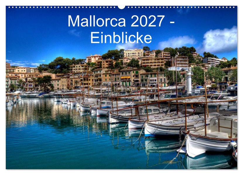 Mallorca 2027 - Einblicke (Wandkalender 2027 DIN A2 quer) CALVENDO Monatskalender