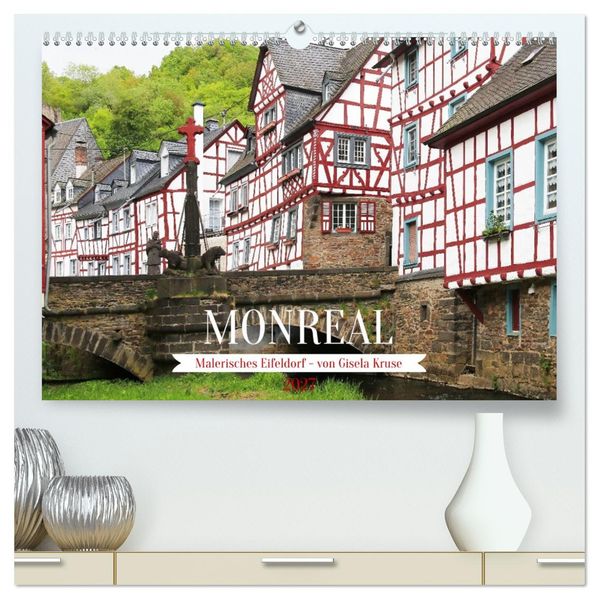 Monreal - Malerisches Eifeldorf (hochwertiger Premium Wandkalender 2027 DIN A2 quer) Kunstdruck in Hochglanz