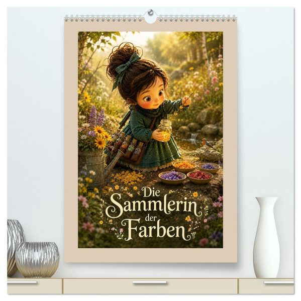 Die Sammlerin der Farben (hochwertiger Premium Wandkalender 2027 DIN A2 hoch) Kunstdruck in Hochglanz