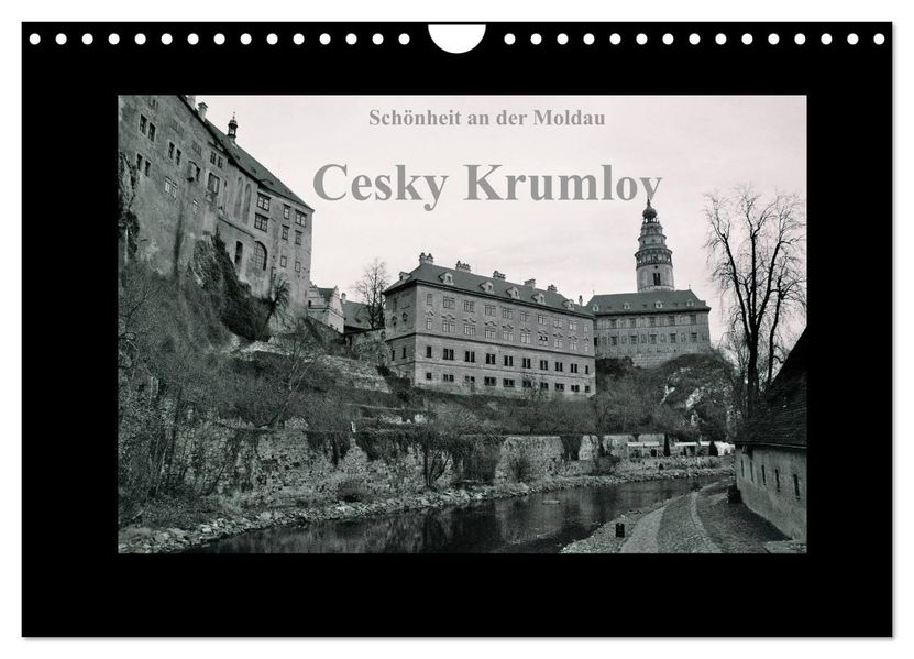 Schönheit an der Moldau - Cesky Krumlov (Wandkalender 2027 DIN A4 quer) CALVENDO Monatskalender