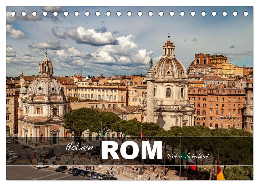 Italien - Rom (Tischkalender 2027 DIN A5 quer) CALVENDO Monatskalender
