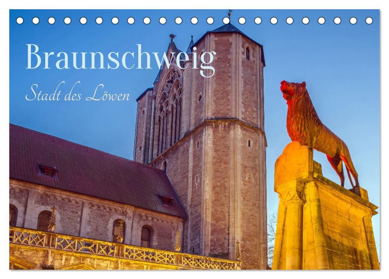 Braunschweig - Stadt des Löwen (Tischkalender 2027 DIN A5 quer) CALVENDO Monatskalender