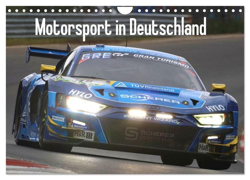Motorsport in Deutschland (Wandkalender 2027 DIN A4 quer) CALVENDO Monatskalender
