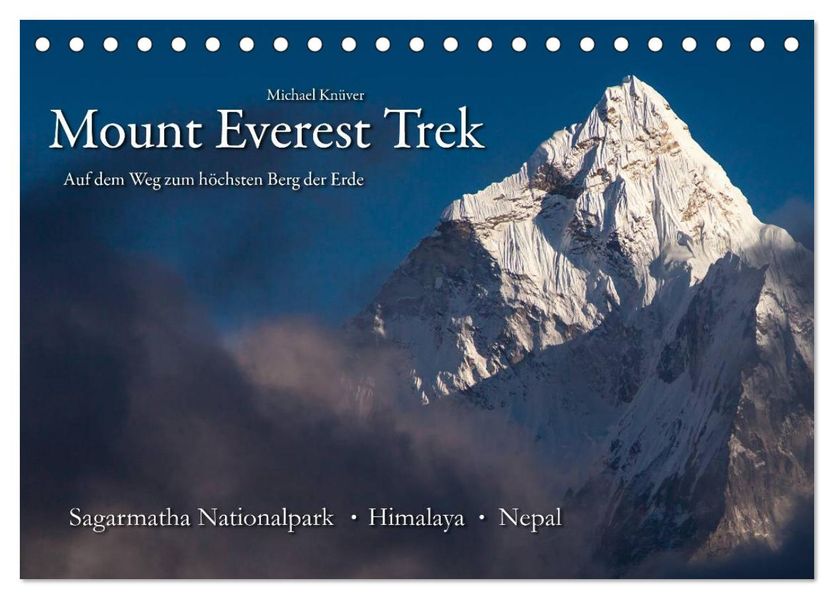 Mount Everest Trek (Tischkalender 2027 DIN A5 quer) CALVENDO Monatskalender
