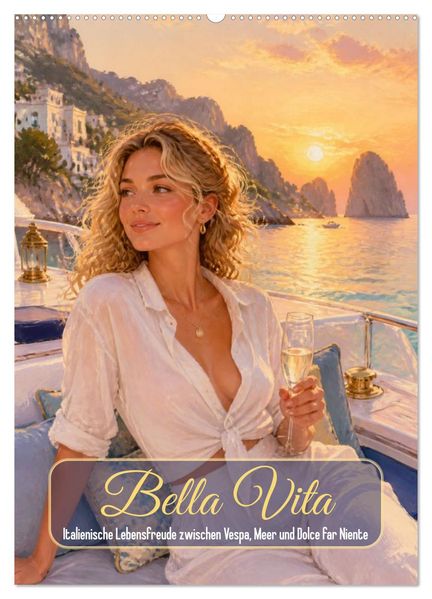 Bella Vita (Wandkalender 2027 DIN A2 hoch) CALVENDO Monatskalender