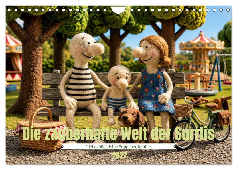 Die zauberhafte Welt der Surrlis (Wandkalender 2027 DIN A4 quer) CALVENDO Monatskalender