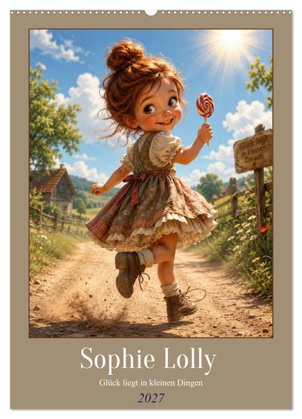 Sophie Lolly (Wandkalender 2027 DIN A2 hoch) CALVENDO Monatskalender