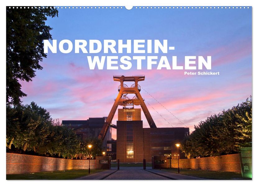 Nordrhein-Westfalen (Wandkalender 2027 DIN A2 quer) CALVENDO Monatskalender