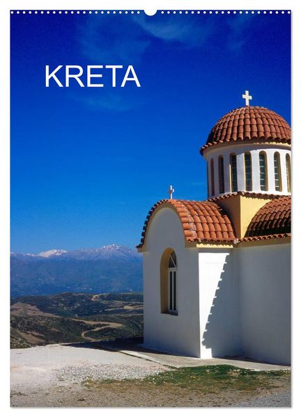 KRETA (Wandkalender 2027 DIN A2 hoch) CALVENDO Monatskalender