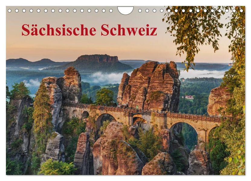 Sächsische Schweiz (Wandkalender 2027 DIN A4 quer) CALVENDO Monatskalender