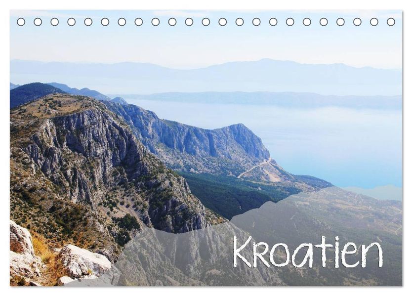 Kroatien (Tischkalender 2027 DIN A5 quer) CALVENDO Monatskalender