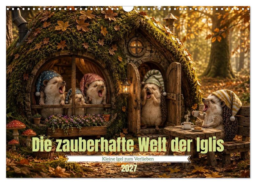 Die zauberhafte Welt der Iglis (Wandkalender 2027 DIN A3 quer) CALVENDO Monatskalender
