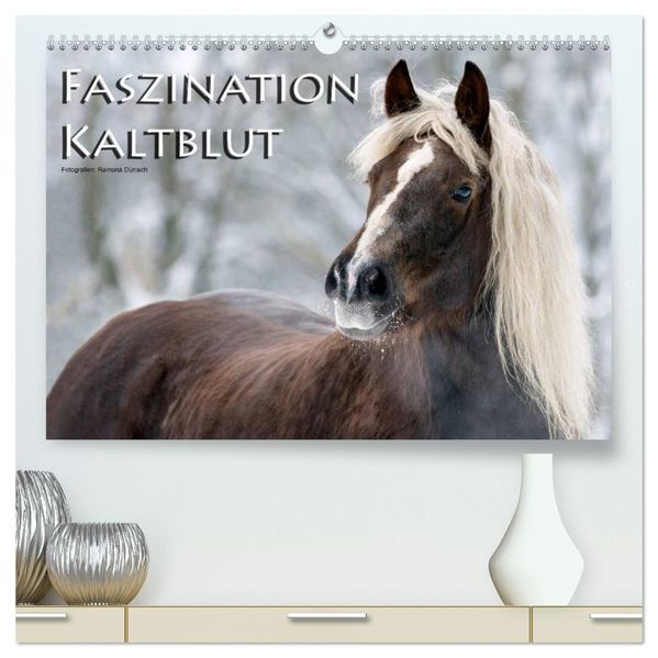 Faszination Kaltblut (hochwertiger Premium Wandkalender 2027 DIN A2 quer) Kunstdruck in Hochglanz
