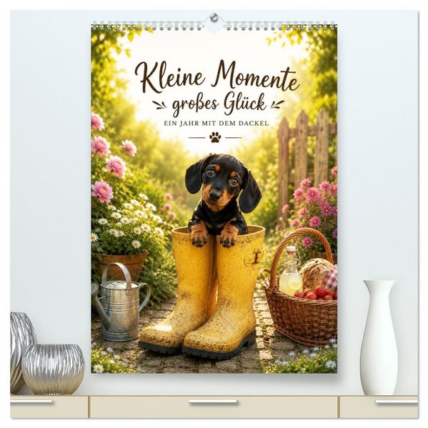 Kleine Momente großes Glück (hochwertiger Premium Wandkalender 2027 DIN A2 hoch) Kunstdruck in Hochglanz